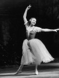Soviet Ballerina Galina Ulanova Dancing in Title Role of Ballet "Giselle" at the Bolshoi Theater