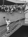 Fans Welcoming Giants Star Willie Mays at Polo Grounds