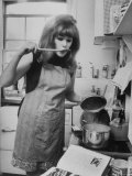 Lynn Redgrave Cooking in Her Apartment