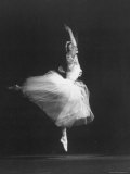 Soviet Ballerina Galina Ulanova Dancing in Title Roll of Ballet "Giselle" at the Bolshoi Theater