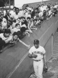 Fans Welcoming Giants Star Willie Mays at Polo Grounds
