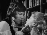 Richard Chamberlain and Ciaran Madden During the Filming of Hamlet