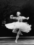 Soviet Ballerina Galina Ulanova Dancing in Title Roll of Ballet "Giselle" at the Bolshoi Theater