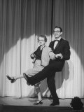 Vaudeville Star Belle Montrose Performing in Night Club Act with Son Steve Allen