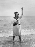 Opera Singer Birgit Nilsson Vacationing