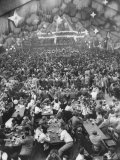 Oktoberfest  Drinking Beer  Singing  Dancing  Tents Setup for Drinking  Band under Canvas Clouds