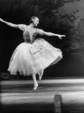 Soviet Ballerina Galina Ulanova Dancing in Title Roll of Ballet "Giselle" at the Bolshoi Theater