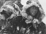 Detachment of Marines Detailed to Pack Down Snow on Ski Runs in Preparation for Winter Olympics