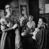 Susan Strasberg in Scene from the Play "Diary of Anne Frank"