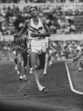 Australian Herb Elliot  During Men's 1500 Meter Race  Which He Won  at Olympics
