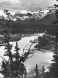 Scenery Along Columbia Icefields Highway in Canadian Rockies between Banff and Jasper
