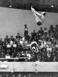 US Platform Diver Frank Gorman Competing in Olympics