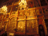 Icons in the Cathedral of the Dormition  Moscow  Russia