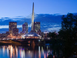 Esplanade Riel Pedestrian Bridge  Winnipeg  Manitoba