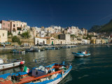 Town View from Port  Castellamare del Golfo  Scopello  Sicily  Italy