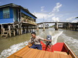 Floating Village Water Taxi  Kampong Ayer Water Village  Bandar Seri Begawan  Brunei