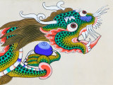 Painting of Dragon  Thimphu  Bhutan