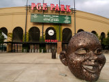 Bronze Face at PGE Park  Home of the Portland Beavers and Portland Timbers  Portland  Oregon  USA