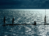 Children Fishing  Koror  Micronesia  Federated States Of