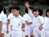 School Children  Hong Kong  China