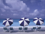 Beach Chairs and Ocean  US Virgin Islands