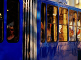 Tram Passing Josip Jelacica Square  Zagreb  Croatia