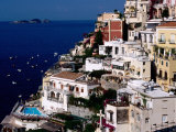 House Terraced into Amalfi Coastline  Positano  Italy