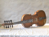 Traditional Hardanger Fiddle with Mother-of-Pearl Inlay  Rosing  Norway