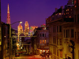 Downtown at Dusk  San Francisco  USA