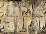Stone Decorations  Chichen Itza Ruins  Maya Civilization  Yucatan  Mexico