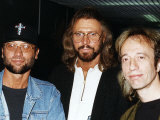 Bee Gees Pop Group with Three Brothers Arrive at Heathrow from New York