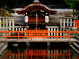 Pond at Shimogamo Shrine  Kyoto  Japan