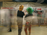 Local Punks in Deep Discussion  Shinjuku Station  Tokyo  Japan