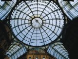 Glass Dome of Galleria Vittorio Emanuele II  Milan  Italy