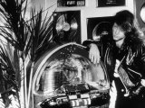 John Bon Jovi Singer of Rock Group Bon Jovi with His Jukebox
