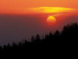 Sunset from Clingmans Dome  Great Smoky Mountains National Park  Tennessee  USA