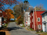 Town Street in Autumn  Lunenburg  Canada