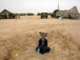 A Suspected Muqtada Al-Sadr Follower at an Us Army Base Outside Najaf