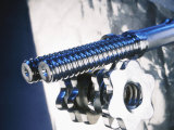 Close-up of Steel Bolt and Screw