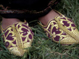 Girl's Embroidered Babouches (Slippers)  Morocco