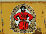 A Logo with Peter the Great Advertising Beer