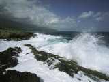 Heavy Surf Pounds a Rocky Coastline