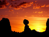 Utah  Arches National Park  Balanced Rock