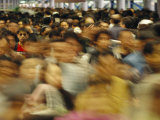Lo Wu Border Crossing Between Shenzen China and Hong Kong