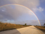 Rainbow Across a Blue Sky  Everglades  Florida
