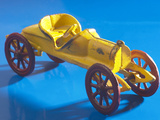 Yellow Toy Tin Car