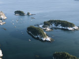 Five Islands from the Air in Winter