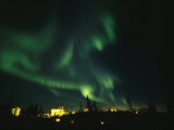 Display of Auroral Lights over Yellowknife