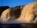 Saltos Hacha Falls  Discoloured by Tannin (Tanino) from Trees and Plants  Canaima  Venezuela