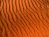Wind Patterns on the Simpson Desert Sand Dunes  Simpson Desert  Australia